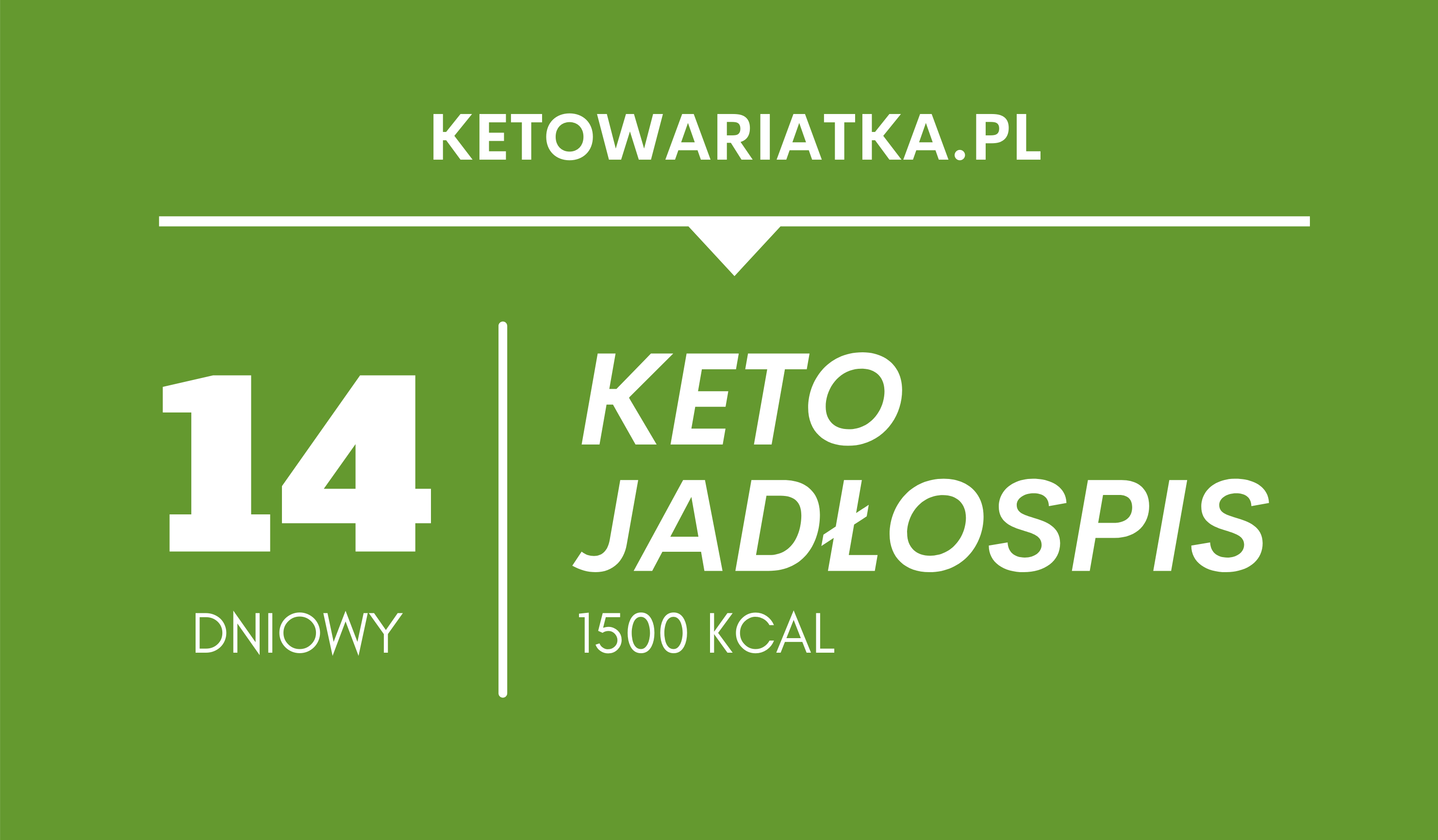 Wegetariański keto jadłospis 14 dni (1500 kcal) Sklep Ketowariatka