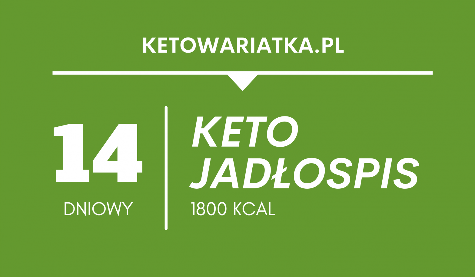 Wegetariański keto jadłospis - 14 dni (1800 kcal)